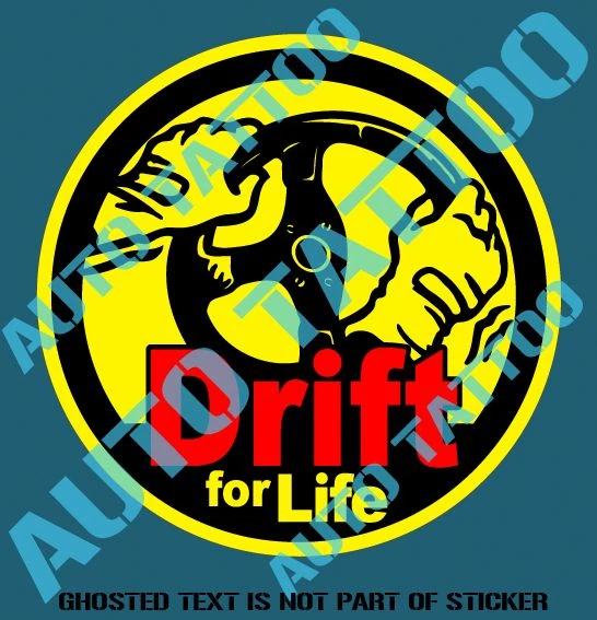 JDM DRIFT FOR Life Decal Sticker Concept Jdm Rally Drift Japanese
