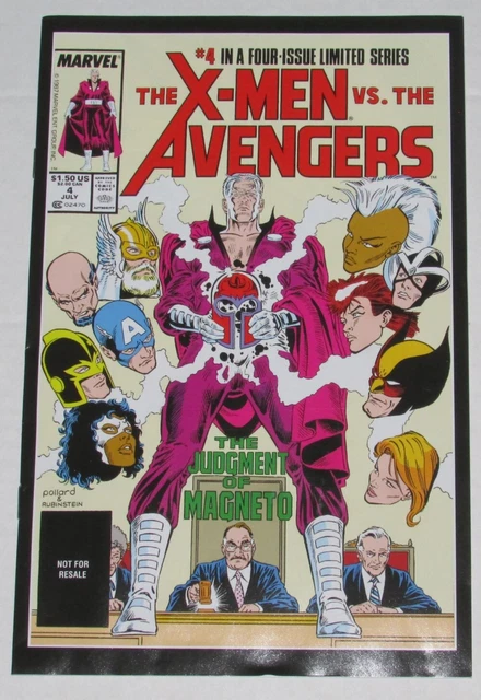 2012 Hasbro Marvel X-MEN VS. THE AVENGERS #4 Comic Book Reprint- VF