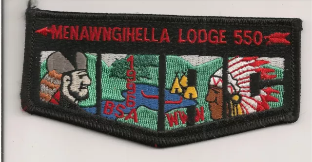 Menawngihella Lodge 550 S22 1996 Noac  Flap West Virginia Oa