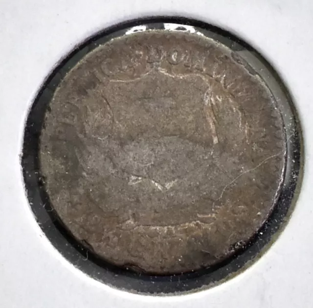 Rare ~ 1897 ~ Dominican Republic Silver 10 Centavos Coin (2 1/2 Gramos) ~ *L329 2