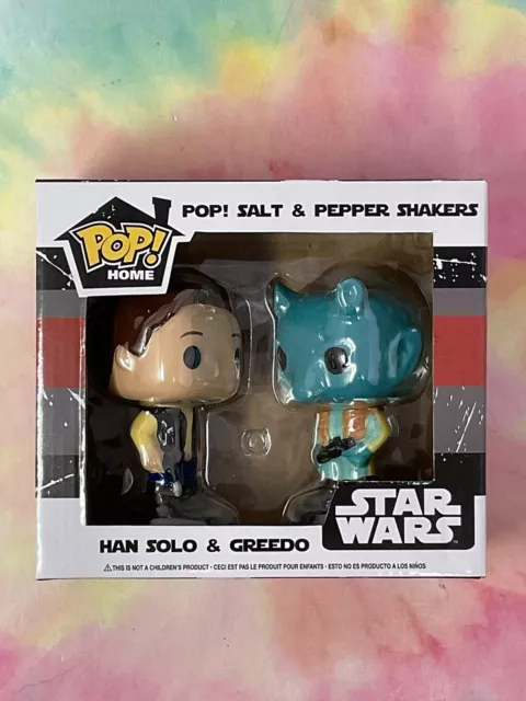 NEW Funko POP! Home Han Solo & Greedo Salt & Pepper Shakers Smugglers Bounty G04
