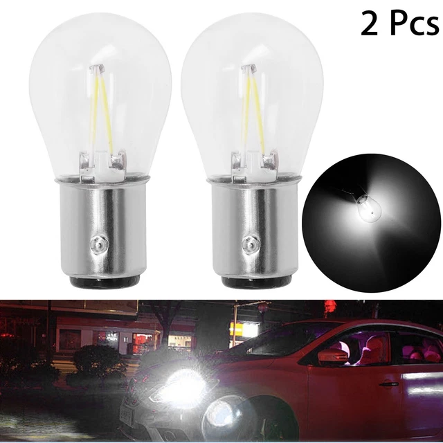 Ampoules LED 1157 BAY15D 6000K Blanc - Lot De 2, 50 SMD, 12V, Pour Feu Stop/position - Plus Lumineuses - 4
