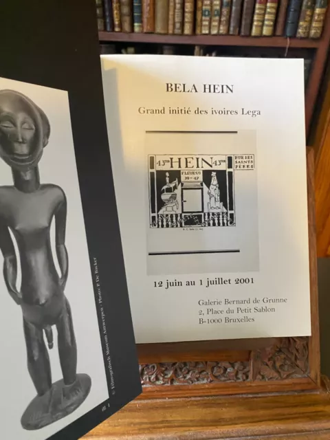 Bela Hein, grand initié des ivoires Lega 2001 Galerie Bernard de Grunne 2