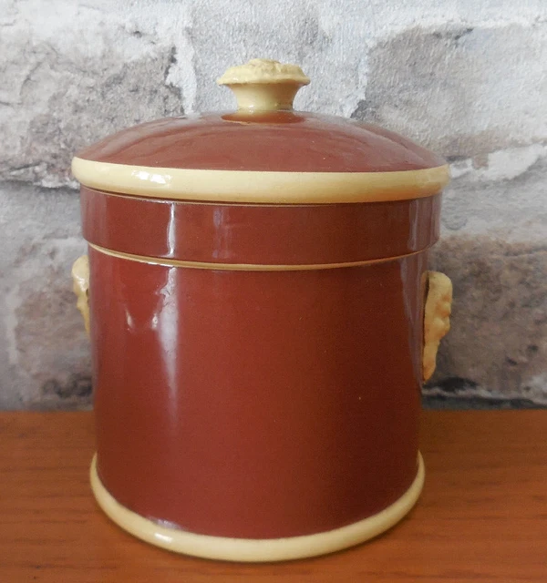 Terrine  Pot A Foie Gras Ancien    En Ceramique   De Sarreguemines / No Bol