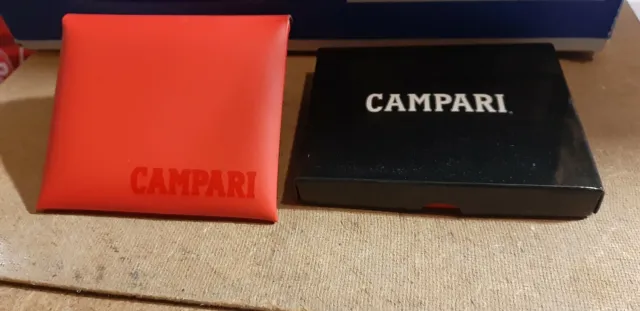 🌐CAMPARI  porta tessere card biglietti - gadget originale - Made in Italy nuovo