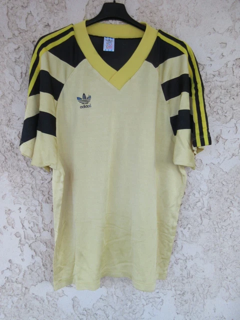 Pull adidas vintage jaune top