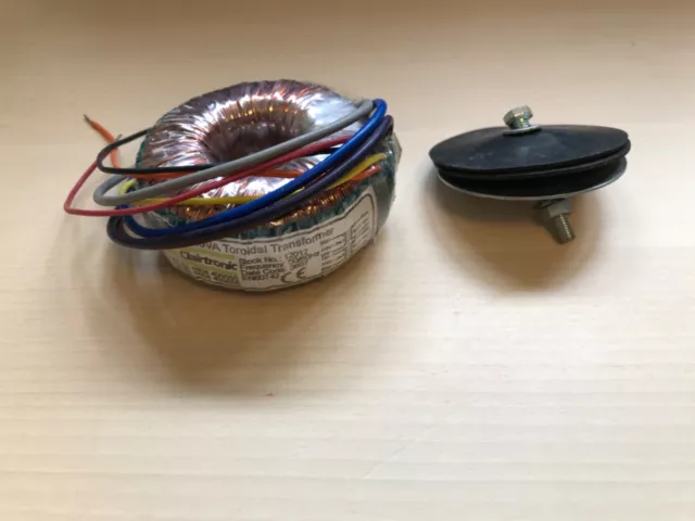 RS PRO 115 V ac, 230 V ac, 2 x 12V ac Toroidal Transformer, 30VA 2 Output NEW