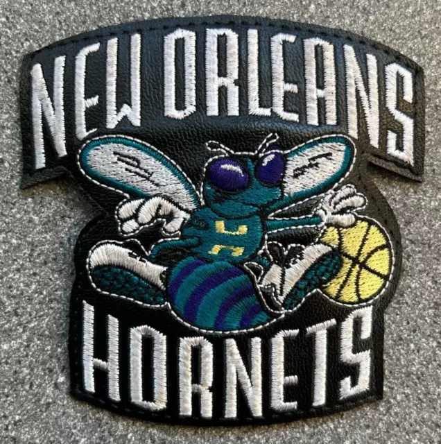 2004 New Orleans Hornets Nba Basketball Vintage 3.75" Defunct Team Logo Patch