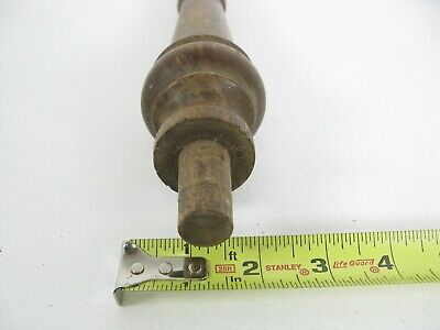 Vintage solid Wood Newel Bed Post Ball Finial Architecture Salvage 24” 6
