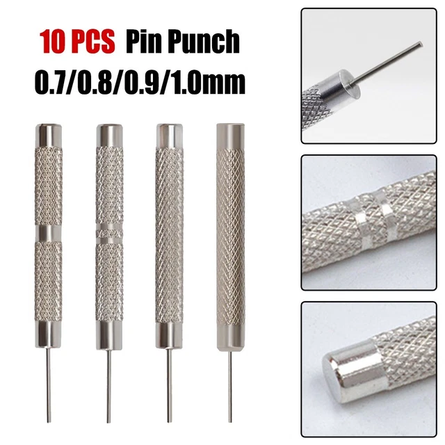 Kit strumenti riparazione orologio fai da te 10 pezzi pin punzonatrice set orologio