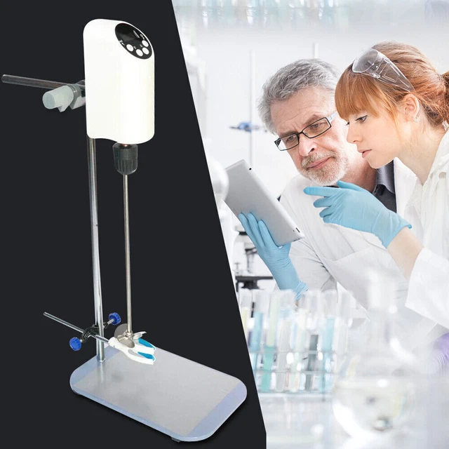 40L Lab Electric Overhead Stirrer Mixer Agitator Homogenizer+Digital Display HOT