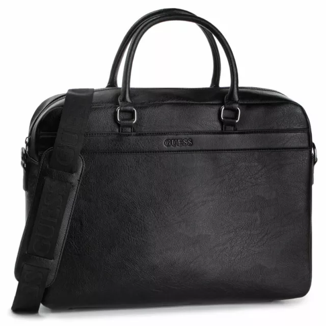 GUESS ZAINO NERO Ecopelle Borsa Man new 2019 HM6715 POL93 145