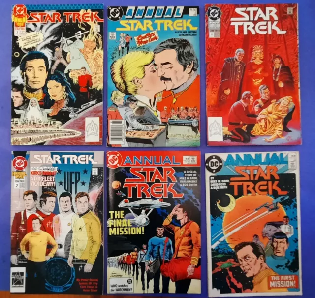 Star Trek Dc Comics Annuals  Comic Book Lot 