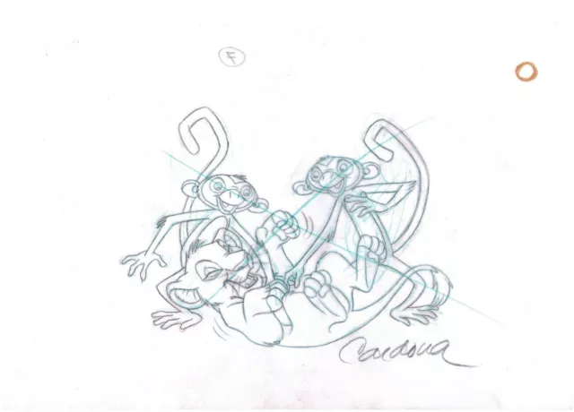 Disney's The Lion King - vProduction Drawing - Cardona - Signed