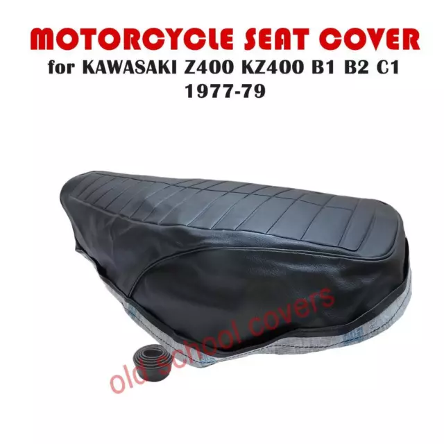 MOTORCYCLE SEAT COVER fits KAWASAKI Z400 KZ400 B1 B2 C1 1977-1979 Z 400