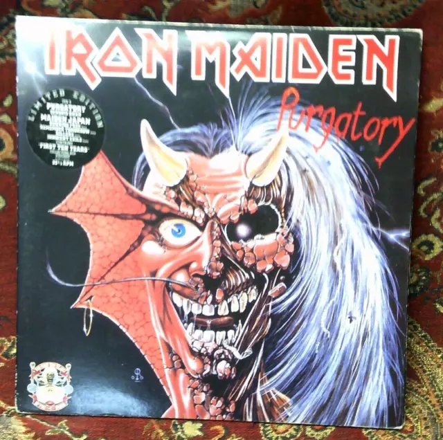 IRON MAIDEN Purgatory / Maiden Japan 2 X 12" Vinyl 1990 Limited First Ten Years