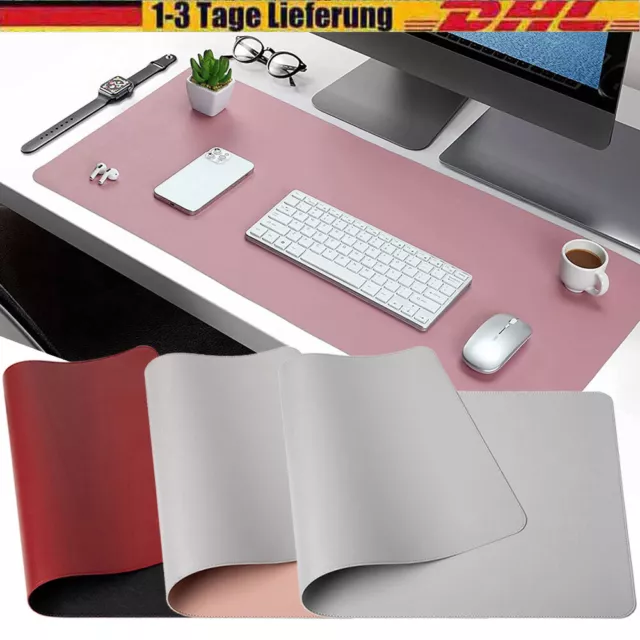 XXL Tischunterlage Schreibtischunterlage Leder Mauspad Laptop Schreibtischmatte