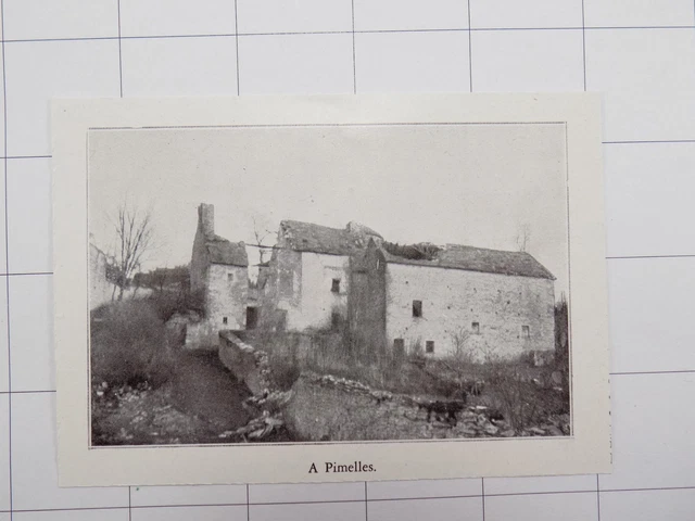 1930 Les Maisons en ruine de l'Yonne (89) à Pimelles