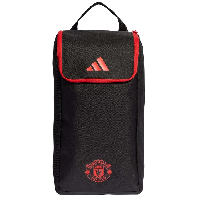 adidas Manchester United Football Footwear Boot Shoe Bag Black/Red