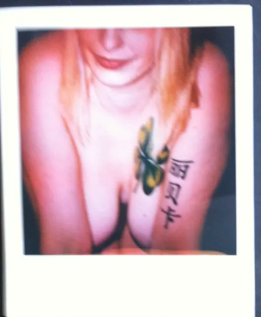 Polaroid Foto Akt Foto nude young woman low key risqué fine art photo 2207007