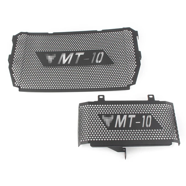 Black Radiator Cooler Cover Grill Guard For Yamaha MT-10 FZ-10 2016-2017
