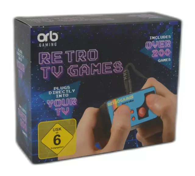 Mini- TV Retro Games Inclus 200 Jeux Video Am Neuf Emballage D'Origine