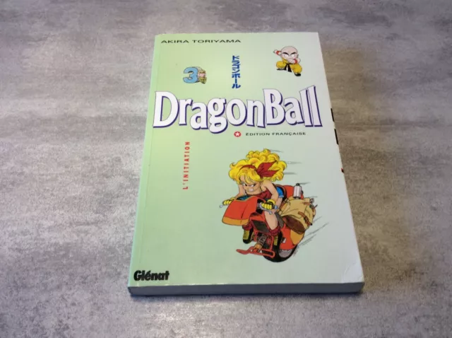 MANGA Dragon Ball N° 3L'initiation AKIRA TORIYAMA GLENAT 2009 DBZ FR LIVRE