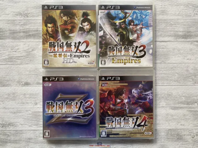 SONY PlayStation 3 PS3 Sengoku Musou 2 HD & 3 & Z & 4 set from Japan