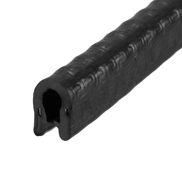 Bordatura Guarnizione Nero PVC Plastica Scanalatura 1/32'' - 3/32'' 5 Piedi