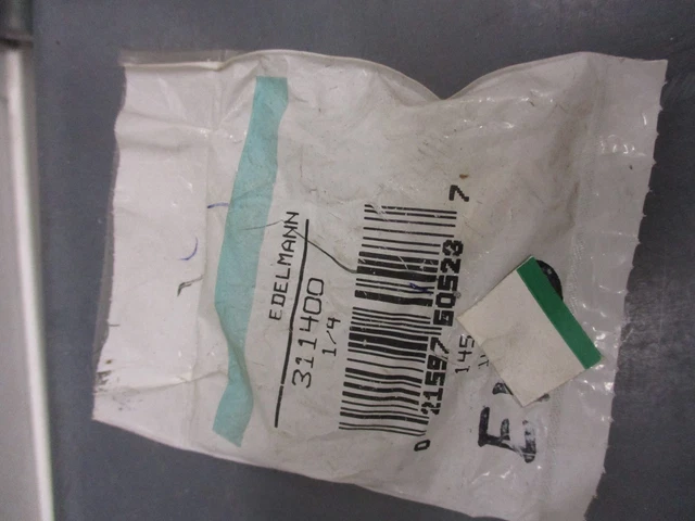 Brass Drain Cock  Edelmann 311400   1/4" Thread