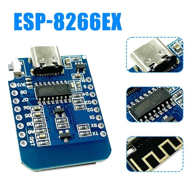 D1 MINI INTERNET NodeMCU ESP WiFi Development WeMos Board ESP8266 ...