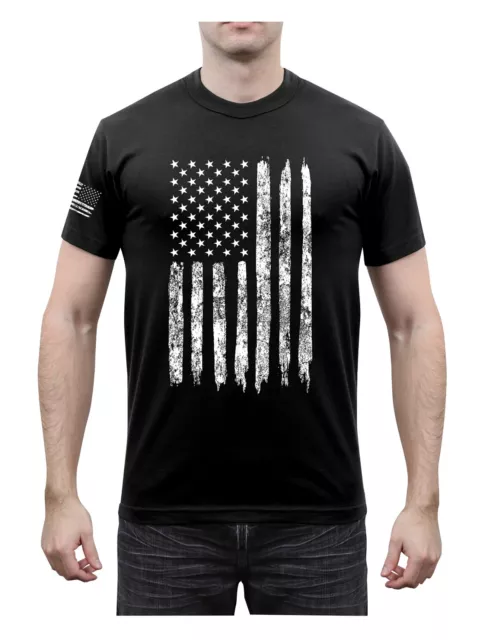 USA 1776 DISTRESSED Patriotic T-Shirt American Flag Vintage Men's T-Shirt  $29.69 - PicClick AU