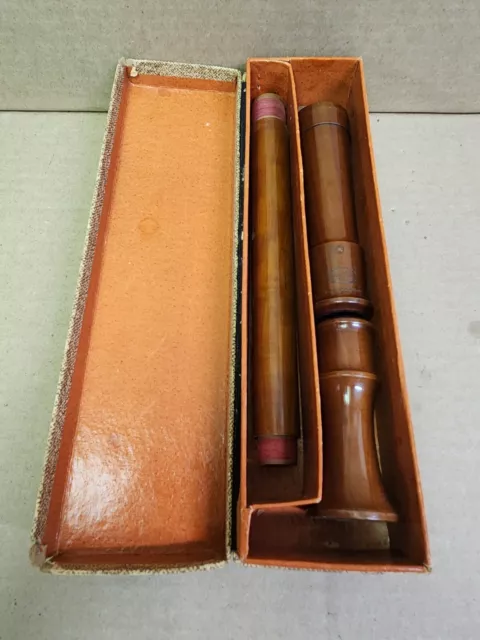 VTG Johannes Adler Recorder W/ Original Box