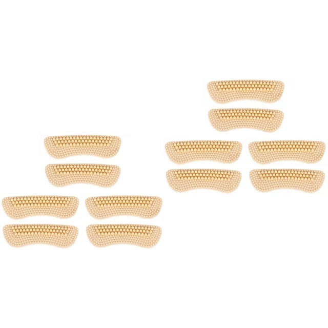 2 Sets Silicone Post 4D Heel Liner High Heels Women Plug-in Grips Cushion Shoes