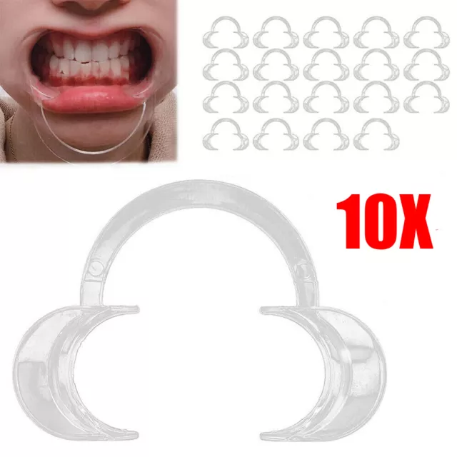 10× Cheek Retractors Teeth Whitening Lip Mouth Opener Retractor Oral Dental Tool