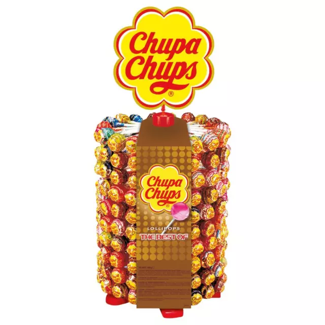 Chupa Chups Lollipops Lutscher 200 Stück - Apfel,Kirsche,Cola uvm.