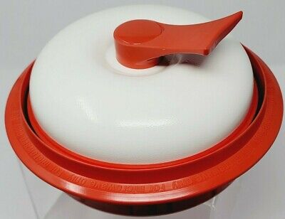 RangeMate Red Cooker Grill For Microwave Oven Silicone Steam Plate & Muffin Pan