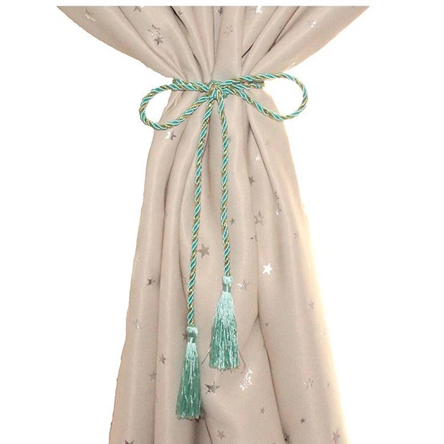 Wild Color Beautiful Window Curtain Rope Home Decoration Tassel Curtain Holder 3