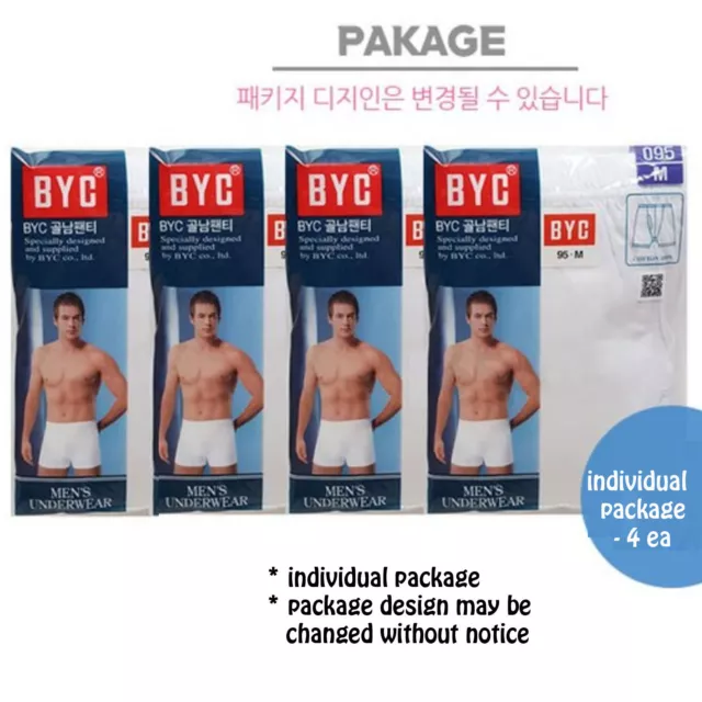 BYC MEN'S UNDERWEAR Briefs White 100% Cotton 5 ea Basic Slim Fit In-Band  Korea $23.85 - PicClick