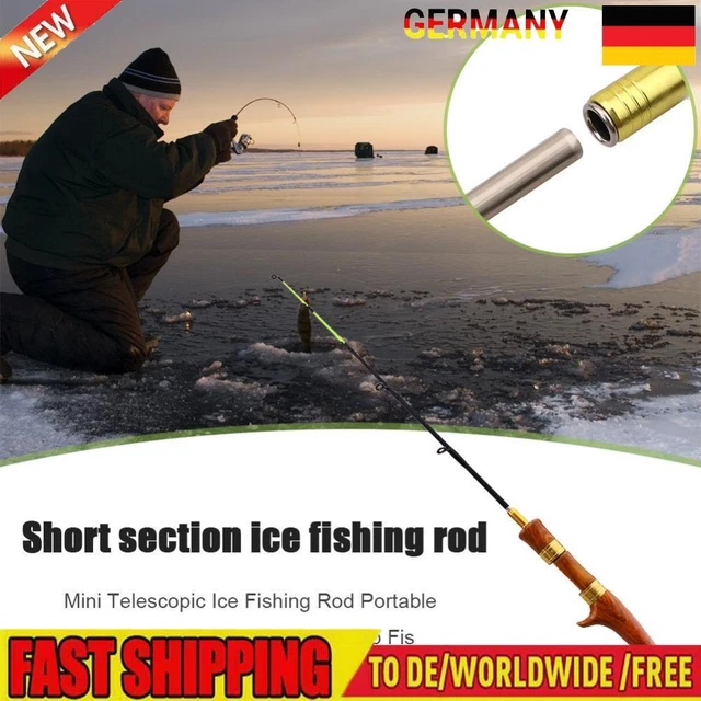 jingjing Eis-Angelrute, Fluss, Garnelen, Winter, Karpfen (gerader Griff)