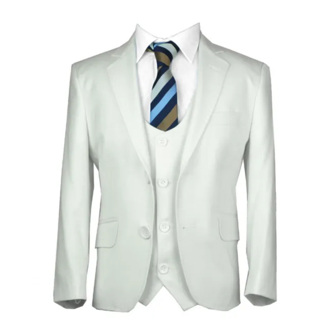 Pageboy Ivory Formal Communion Suit Boys Off-White Slim Fit Set