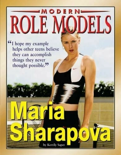 Maria Sharapova by Kerrily Sapet Modern Role Models series pb book, Tennis Sport