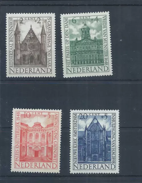 Netherlands stamps.  1948 Buildings MNH Cultural & Social Relief Funds  (AC340)