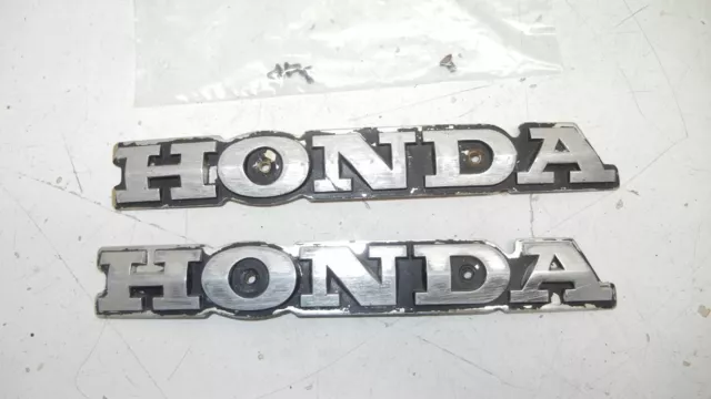 1983 Honda Vf750S V45 Sabre Fuel Tank Emblem Badge Left And Right