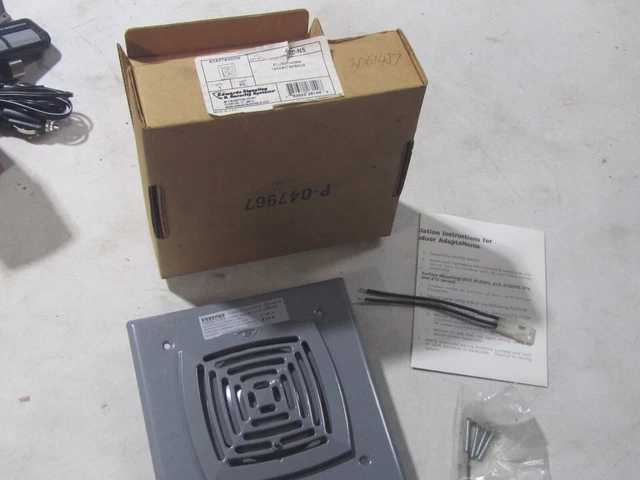 Edwards 870-N5 Flush Mount Audible Signal Horn 120VAC 0.13A 103dB, 60Hz