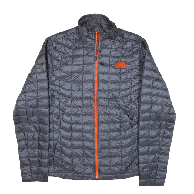 THE NORTH FACE Insulated Puffer Jacket Grey Nylon Mens S