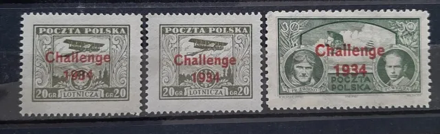 Polen , Mi.-Nr. 289/90 , Falz u.  postfrisch