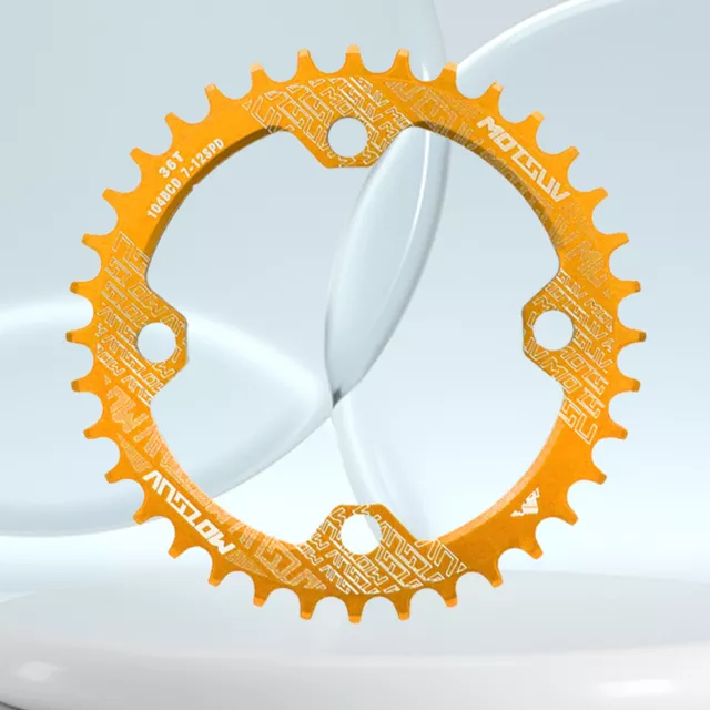 104BCD Bicycle Chainring Round 38T Narrow Wide Tooth Chain Wheel MTB Accessories