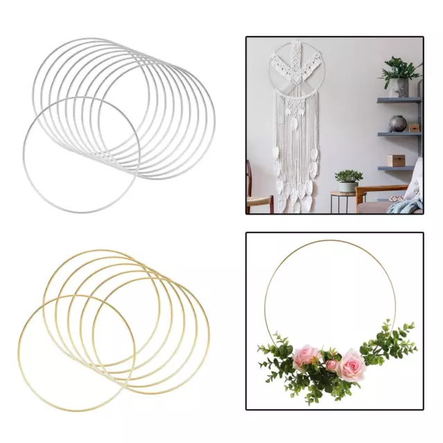 12 inch/ 30 cm Metal Iron Floral Hoop Rings for DIY Dreamcatcher Macrame Wall
