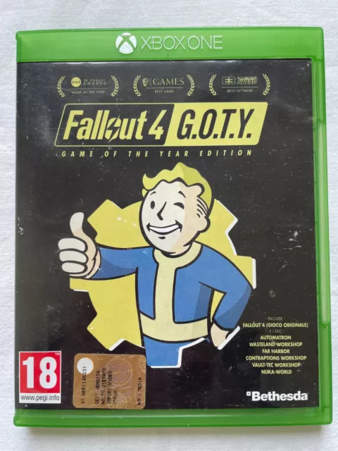 Fallout 4 G.o.t.y. goty edition xbox one in italiano ITA gioco perfetto